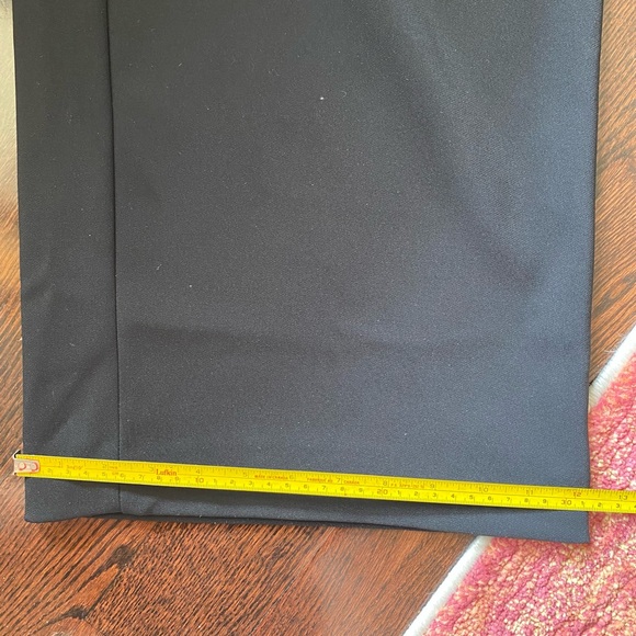 Zara Sz S Black Crepe Jumpsuit Wide Leg Crop Zip Front Sleeveless small - Picture 12 of 13